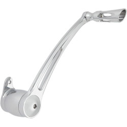 PartzBiz HD AN19-763 - Arlen Ness Deep Cut Chrome Extended 1" Brake Lever Harley Touring 14-15 | 19-763