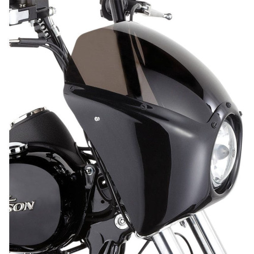 PartzBiz HD: 4423627-Arlen Ness Direct Bolt On Cafe Fairing Gloss Black ABS Plastic Harley FXD  | 06-033