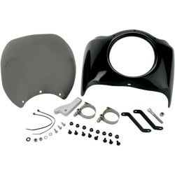 PartzBiz HD AN06-035 - Arlen Ness Direct Bolt On Cafe Fairing Kit พลาสติก ABS สำหรับ Harley Dyna 06-Up | 06-035 PartzBiz HD AN06-035 - Arlen Ness Direct Bolt On Cafe Fairing Kit พลาสติก ABS สำหรับ Harley Dyna 06-Up | 06-035