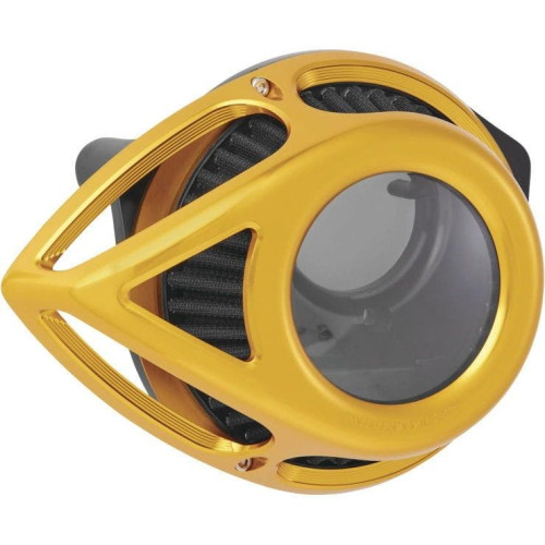 PartzBiz HD: 4423574-Arlen Ness Gold Clear Tear Stage 1 Air Cleaner for Harley Twin Cam FBW 08-17 18-902 PartzBiz HD: 4423574-Arlen Ness Gold Clear Tear Stage 1 Air Cleaner for Harley Twin Cam FBW 08-17 18-902
