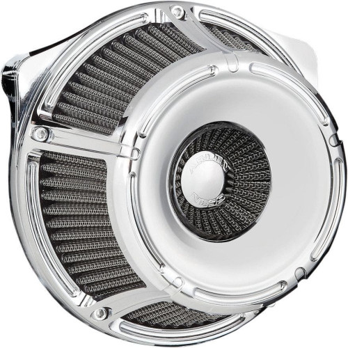 PartzBiz HD: 4423560-Arlen Ness Inverted Slot Track Chrome Stage 1 Air Cleaner Harley Twin Cam 99-15 | 18-922