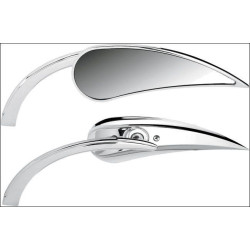 PartzBiz HD AN13-410 - กระจกมองข้างซ้าย Arlen Ness Micro Chrome RAD II Teardrop Harley or Metric EACH | 13-410 PartzBiz HD AN13-410 - กระจกมองข้างซ้าย Arlen Ness Micro Chrome RAD II Teardrop Harley or Metric EACH | 13-410