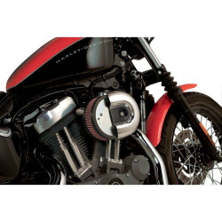 PartzBiz HD AN18-824 - Arlen Ness Plain Backing Plate Stage 1 Big Sucker Air Cleaner for 91-15 XL | 18-824