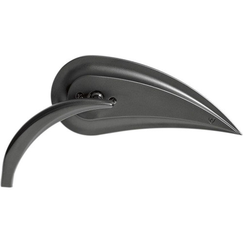 PartzBiz HD: 4423498-Arlen Ness RAD III Black Die Cast กระจกแฮนด์ด้านซ้าย Harley Metric | 13-092