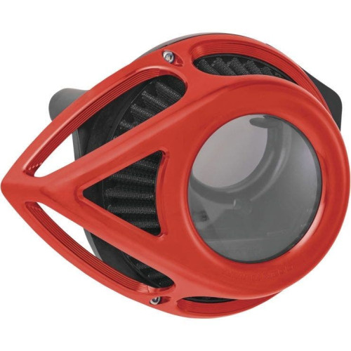 PartzBiz HD: 4423468-Arlen Ness Red Clear Tear Teardrop Stage 1 Air Cleaner for Harley Twin Cam 99-17 18-904 PartzBiz HD: 4423468-Arlen Ness Red Clear Tear Teardrop Stage 1 Air Cleaner for Harley Twin Cam 99-17 18-904