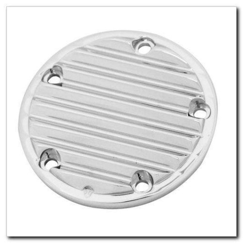 PartzBiz HD: 4423474-Arlen Ness Tech Chrome Retro 5 Hole Points Ignition Timing Cover Harley Twin Cam | 03-537