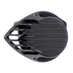 PartzBiz HD ANRC-600-002 - Arlen Ness Rough Crafts Black Finned Air Cleaner Harley Twin Cam 00-17 PartzBiz HD ANRC-600-002 - Arlen Ness Rough Crafts Black Finned Air Cleaner Harley Twin Cam 00-17