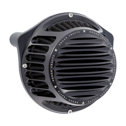PartzBiz HD: 4423451-Arlen Ness Rough Crafts Black Round Air Cleaner Harley Sportster XL 91-Up PartzBiz HD: 4423451-Arlen Ness Rough Crafts Black Round Air Cleaner Harley Sportster XL 91-Up