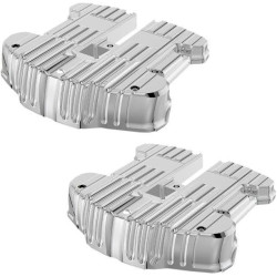 PartzBiz HD ANRC-610-001 - Arlen Ness Rough Crafts Chrome Rocker Box Covers Harley Milwaukee Eight M8 17-Up PartzBiz HD ANRC-610-001 - Arlen Ness Rough Crafts Chrome Rocker Box Covers Harley Milwaukee Eight M8 17-Up