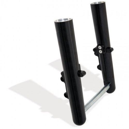 PartzBiz HD: 4423430-Arlen Ness Hot Fork Legs Lower Sliders Dual Disc Smooth Black Harley 08-13 FLH | 06-502 PartzBiz HD: 4423430-Arlen Ness Hot Fork Legs Lower Sliders Dual Disc Smooth Black Harley 08-13 FLH | 06-502