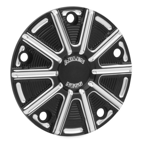 PartzBiz HD: 4423391-Arlen Ness Tech Black 10 Gauge ฝาครอบไทม์มิ่งจุดระเบิด Harley Twin Cam | 03-496
