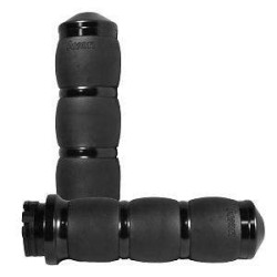 PartzBiz HD AG-AIR-96 - Avon 3 Ring Velvet Air Cushion Black Hand Grips for Harley Cable Throttle Models | AIR-96-ANO PartzBiz HD AG-AIR-96 - Avon 3 Ring Velvet Air Cushion Black Hand Grips for Harley Cable Throttle Models | AIR-96-ANO