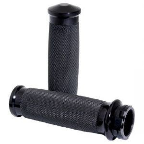PartzBiz HD: 4423280-Avon Grips Custom Contour Black Anodized Grips for Harley Throttle By Wire | CC-86-ANO-FLY PartzBiz HD: 4423280-Avon Grips Custom Contour Black Anodized Grips for Harley Throttle By Wire | CC-86-ANO-FLY