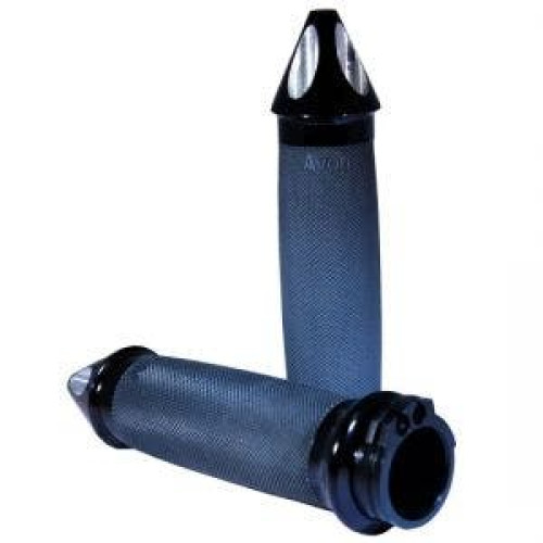 PartzBiz HD: 4423282-Avon Grips Custom Contour Anodized Spike Grips สำหรับ Harley Throttle By Wire | CC-86-ANO-SP-FL PartzBiz HD: 4423282-Avon Grips Custom Contour Anodized Spike Grips สำหรับ Harley Throttle By Wire | CC-86-ANO-SP-FL