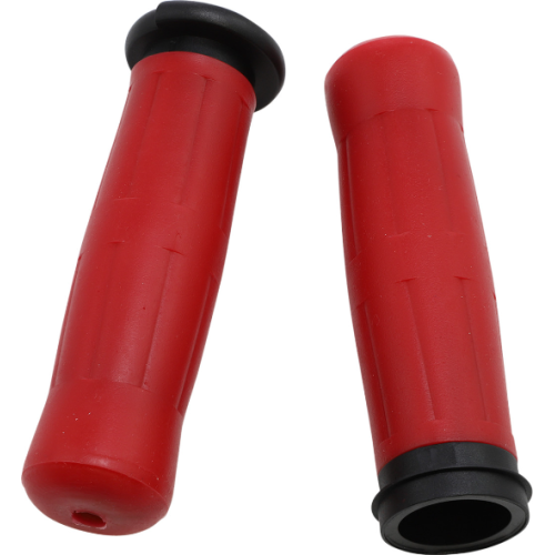 PartzBiz HD: 4423290-Avon Grips Red Old School 1" Rubber Grips OLD-69-SRED-FLY Harley TBW PartzBiz HD: 4423290-Avon Grips Red Old School 1" Rubber Grips OLD-69-SRED-FLY Harley TBW