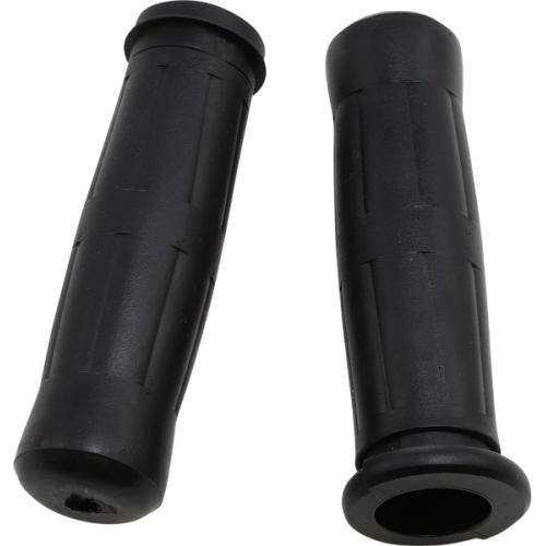 PartzBiz HD: 4423291-Avon Grips Black Old School 1" Rubber Grips AG-OLD-69-BLK-FLY Harley TBW