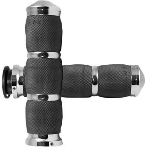 PartzBiz HD: 4423261-Avon IN-TO-AIR-90-CH Velvet Air Cushion Chrome 3 Ring Hand Grips Indian 18-20 | IN-TO-AIR-90-CH