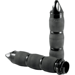 PartzBiz HD AG-MT-IN-AIR-90A-S - Avon Performance Spike Black Anodized Air Cushion Hand Grips Indian 14-17 | MT-IN-AIR-90A-S PartzBiz HD AG-MT-IN-AIR-90A-S - Avon Performance Spike Black Anodized Air Cushion Hand Grips Indian 14-17 | MT-IN-AIR-90A-S