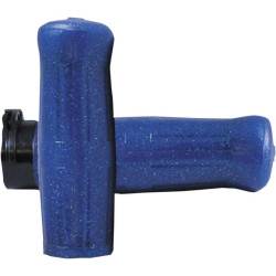 PartzBiz HD AG-OLD-69-SBLUE - Avon Sparkle Blue Rubber True Old School Soda Bottle Look 1” Grips Harley Cable | OLD-69-SBLUE