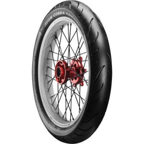 PartzBiz HD: 4423202-Avon Tyres Cobra Chrome AV91 130/60B19 61V Blackwall Bias Front Motorcycle Tire | 2120016