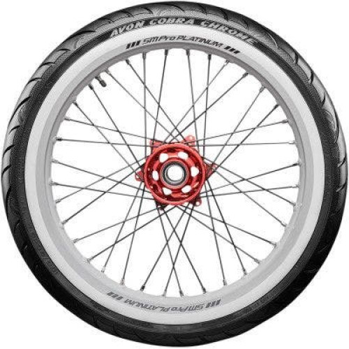 PartzBiz HD: 4423205-Avon Tyres Cobra Chrome AV91 150/80R16 71V Whitewall Bias Front Motorcycle Tire | 4120017