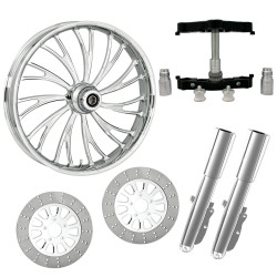 PartzBiz HD AXXIS-DUAL-CHR-KIT-PCKG - Axxis Chrome 23" Wheel Tire Dual Rotors w/ Raked Triple Trees Lowers & Sliders | AXXIS-DUAL-CHR-KIT-PCKG PartzBiz HD AXXIS-DUAL-CHR-KIT-PCKG - Axxis Chrome 23" Wheel Tire Dual Rotors w/ Raked Triple Trees Lowers & Sliders | AXXIS-DUAL-CHR-KIT-PCKG