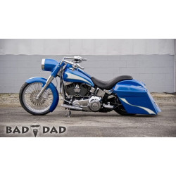 PartzBiz HD BAD-80953-2 - Bad Dad 21" Wrap Front Fender for Harley FLH/T Touring 14-Up 80953-2