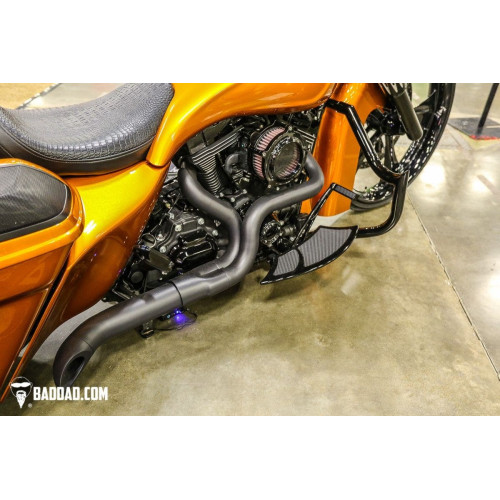 PartzBiz HD: 4423057-กรองอากาศ Bad Dad Black C2 Classic Series Bolt-On Harley Touring 02-19