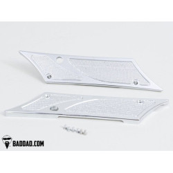 PartzBiz HD BAD-81288-2 - ฝาครอบสลัก Bad Dad Black 900 Series สำหรับ 1993-2013 Harley Touring FLH FLT | 81288-2