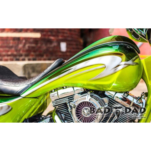 PartzBiz HD: 4422998-Bad Dad Competition Series Stretched Bodyline Tank Shrouds for Harley 08-16 PartzBiz HD: 4422998-Bad Dad Competition Series Stretched Bodyline Tank Shrouds for Harley 08-16