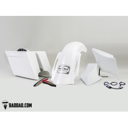 PartzBiz HD BAD-81149 - Bad Dad Project #1 Complete Summit Fender; Stretched Bags; & Side Covers - 97-22 Harley Touring PartzBiz HD BAD-81149 - Bad Dad Project #1 Complete Summit Fender; Stretched Bags; & Side Covers - 97-22 Harley Touring