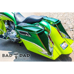 PartzBiz HD BAD-81024 - Bad Dad Raw Competition Series Fender Harley Dresser FL Touring 97-08 81024 full fuel system exhaust air cleaner filter tuner performance best for PartzBiz HD BAD-81024 - Bad Dad Raw Competition Series Fender Harley Dresser FL Touring 97-08 81024 full fuel system exhaust air cleaner filter tuner performance best for