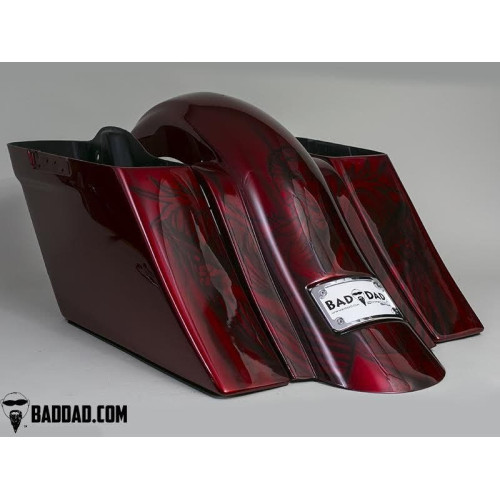 PartzBiz HD: 4422955-Bad Dad Raw Competition Series Rear Fender Harley FL Touring 14-Up 81080 full fuel system exhaust air cleaner filter tuner performance best for PartzBiz HD: 4422955-Bad Dad Raw Competition Series Rear Fender Harley FL Touring 14-Up 81080 full fuel system exhaust air cleaner filter tuner performance best for