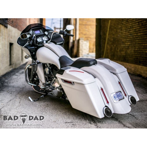 PartzBiz HD: 4422919-Bad Dad Raw Fiberglass Bagger Rear Fender w/ Recess Harley FL Touring 09-13 80804-2 full fuel system exhaust air cleaner filter tuner performance best for