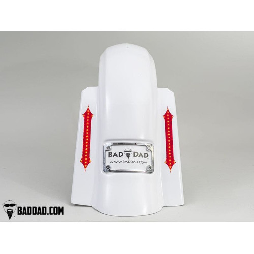 PartzBiz HD: 4422928-บังโคลน Bad Dad Raw Summit พร้อมฟลัชเมาท์ 10 นิ้ว Harley FL Touring 14-Up 81088 ระบบเชื้อเพลิงเต็ม เครื่องฟอกอากาศ ตัวกรอง จูนเนอร์ ประสิทธิภาพดีที่สุดสำหรับ