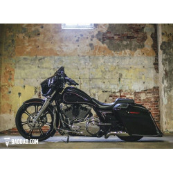 PartzBiz HD BAD-81018 - Bad Dad Raw Summit Rear Fender Harley FL Touring 14-Up 81018 full fuel system exhaust air cleaner filter tuner performance best for PartzBiz HD BAD-81018 - Bad Dad Raw Summit Rear Fender Harley FL Touring 14-Up 81018 full fuel system exhaust air cleaner filter tuner performance best for