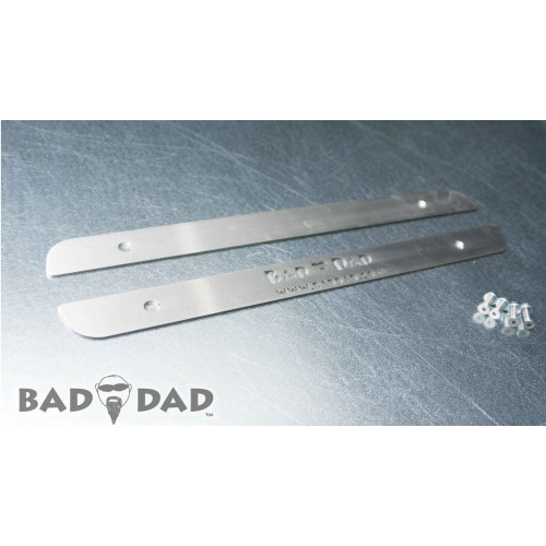 PartzBiz HD: 4422908-Bad Dad Stretched Saddlebag Skid Plates -Raw PartzBiz HD: 4422908-Bad Dad Stretched Saddlebag Skid Plates -Raw