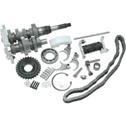 PartzBiz HD DD401PL - Baker DD401PL Direct Drive 6 DD6 Speed 2.94 Gear Set Harley ST & Dyna 00-06