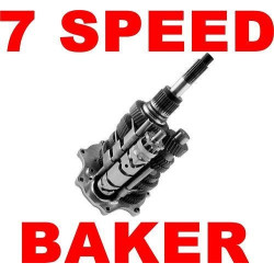 PartzBiz HD DD7A-376B - Baker DD7 Direct 7-Speed Transmission Gear Set for Harley | DD7