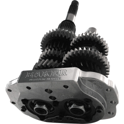 PartzBiz HD BD-DD6-401P-02 - Baker Drivetrain DD6 Builders Kit Polished w/ 2.94:1 1st Gear Harley Touring 01-06