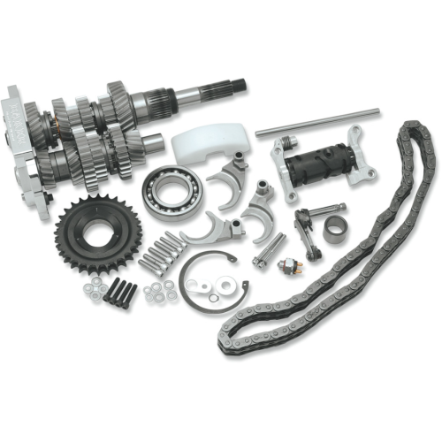 PartzBiz HD: 4422867-Baker Drivetrain Direct Drive 6-Speed Gear Set DD6-411P-02 Harley Touring 01-06 PartzBiz HD: 4422867-Baker Drivetrain Direct Drive 6-Speed Gear Set DD6-411P-02 Harley Touring 01-06