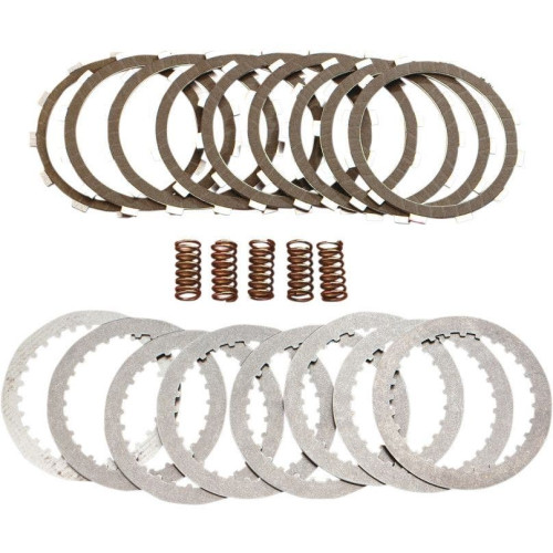 PartzBiz HD: 4422790-Barnett 303-30-10015 Replacement Clutch Plate & Spring Kit 02-17 Harley Davidson V-Rod night rod street rod transmission Replacement Upgrade Performance Friction Plates DS-223473 498040