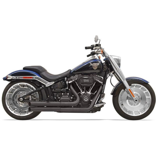 PartzBiz HD: 4422709-Bassani 1S34DB Black Pro Street เปิดออก 2-2 ระบบท่อไอเสีย 18-19 FLFB FXBR | 1S34DB