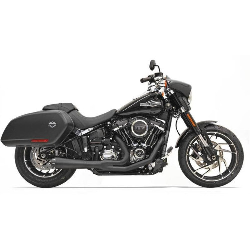 PartzBiz HD: 4422720-Bassani 1S81RB Black Road Rage 2 Into 1 ท่อ Harley 2018 Sport Glide FLSB | 1S81RB