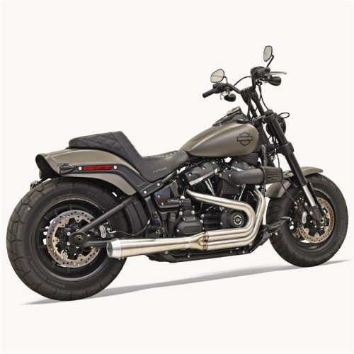PartzBiz HD: 4422687-Bassani 1S92SS Stainless Steel Road Rage 2 Into 1 Exhaust Harley Fat Bob Slim 18-19 PartzBiz HD: 4422687-Bassani 1S92SS Stainless Steel Road Rage 2 Into 1 Exhaust Harley Fat Bob Slim 18-19