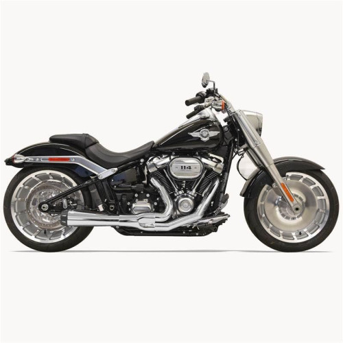 PartzBiz HD: 4422688-Bassani 1S94R Chrome Road Rage 2 Into 1 ท่อไอเสีย 18-19 Harley Softail Breakout | 1S94R PartzBiz HD: 4422688-Bassani 1S94R Chrome Road Rage 2 Into 1 ท่อไอเสีย 18-19 Harley Softail Breakout | 1S94R