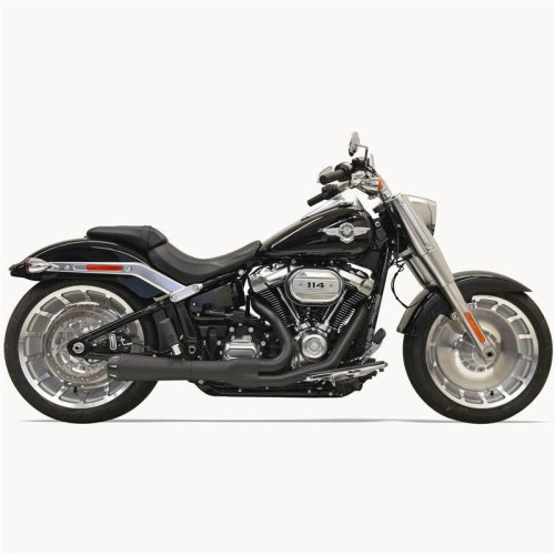 PartzBiz HD: 4422689-Bassani 1S94RB Black Road Rage 2 Into 1 Exhaust 18-19 Harley Softail Breakout | ท่อไอเสีย 1S94RB