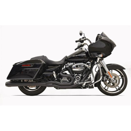 PartzBiz HD: 4422650-Bassani Black Road Rage 2 เป็น 1 Megaphone สไตล์ท่อไอเสีย Harley 17 Black Tip 1F51RB PartzBiz HD: 4422650-Bassani Black Road Rage 2 เป็น 1 Megaphone สไตล์ท่อไอเสีย Harley 17 Black Tip 1F51RB