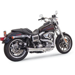 PartzBiz HD DS18002171 - Bassani Chrome 1D32R Road Rage II Mega Power 2-1 Exhaust Harley Dyna FXD 91-17
