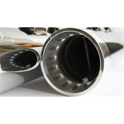 PartzBiz HD: 4422614-Bassani DNT Deep N Throaty All Chrome 4" Slip On Mufflers Harley FLH Straight | 1F7DNT6